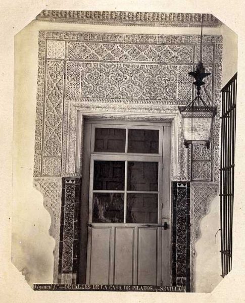 Sevilla-Casa de Pilatos - Patio - Detalle-Colección Luis Alba_LA-931153-PA