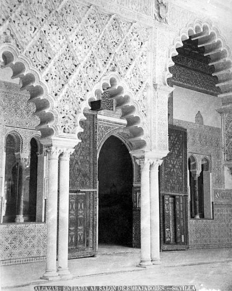Sevilla-Reales Alcázares - Entrada al Salón de los Embajadores_CA-6852-PA
