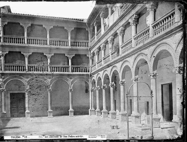 01-LAURENT - 0012 - Patio del convento de San Pedro mártir