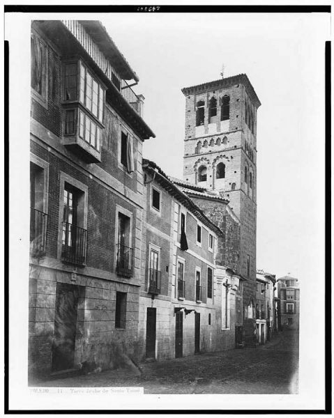 02-LAURENT - 0011 - Torre árabe de Santo Tomé_4 [Calle de Santo Tomé]