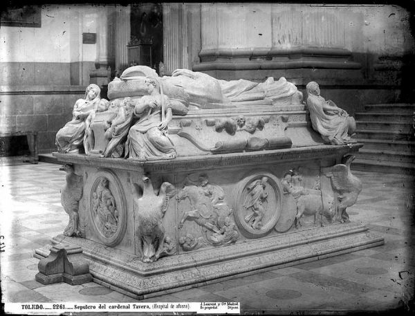 02-LAURENT - 2261 - Sepulcro del Cardenal Tavera (Hospital de Afuera)