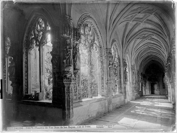 10-LAURENT - 0566 Bis - Claustro de San Juan de los Reyes, visto de frente