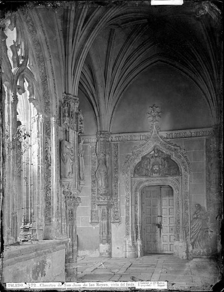 11-LAURENT - 0572 - Claustro de San Juan de los Reyes, vista del fondo