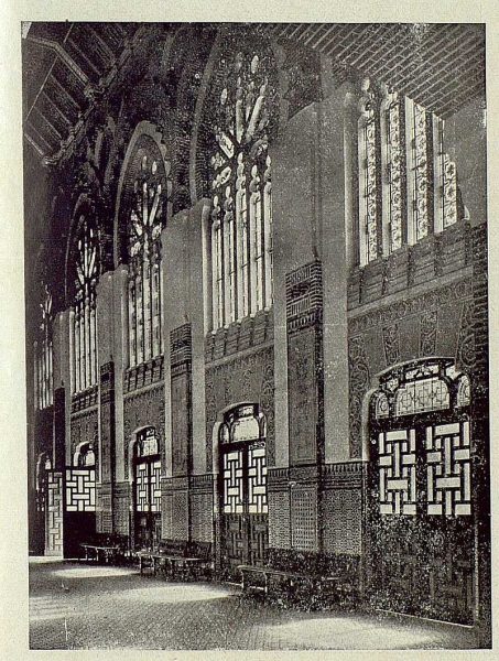 11-TRA-1920-145 - Estación de Ferrocarril, detalle del vestíbulo-01