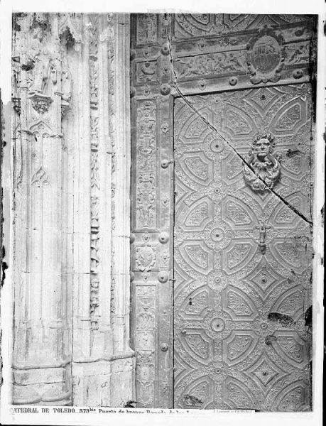 17-LAURENT - 0579 Bis - Catedral de Toledo_Puerta de bronce llamada de los Leones