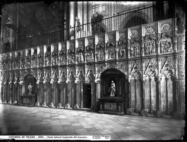 25-LAURENT - 2251 - Catedral de Toledo_Parte lateral izquierda del Trascoro