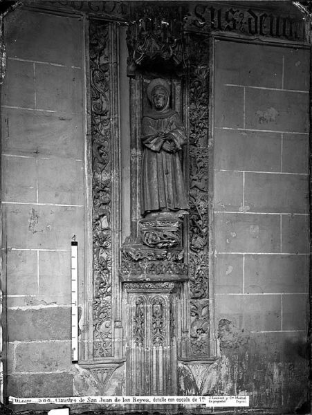 29-LAURENT - 0588 - Claustro de San Juan de los Reyes, detalle