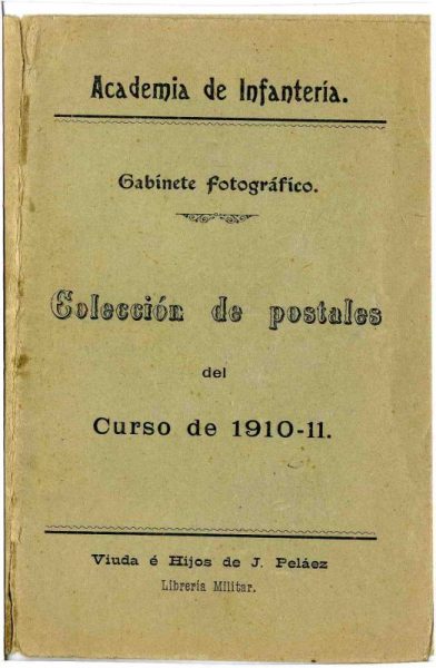 Cubierta Colección de Postales curso 1910-1911