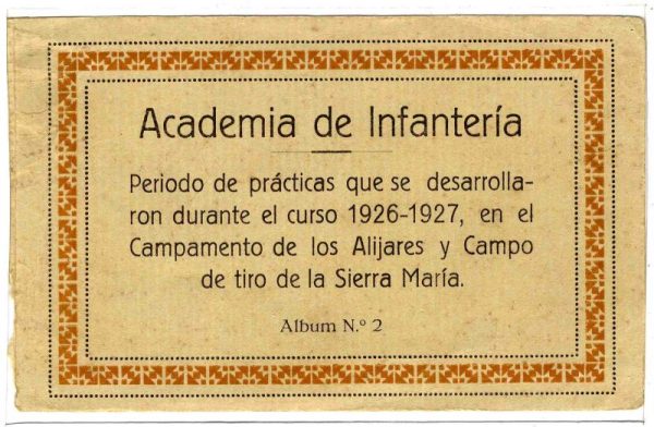 Cubierta Colección de Postales Curso 1926-1927,II