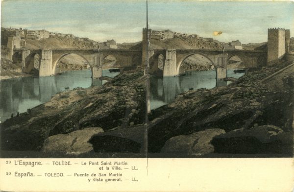 LEON - LEVY - 1282 - Puente de San Martín y vista general (Color)_ALBA-PAVE-513