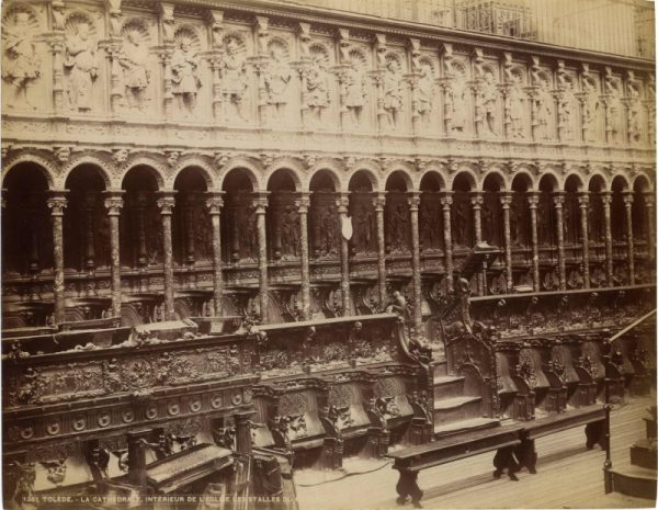 LEON - LEVY - 1361 - La Catedral - Interior de la iglesia - La sillería del coro