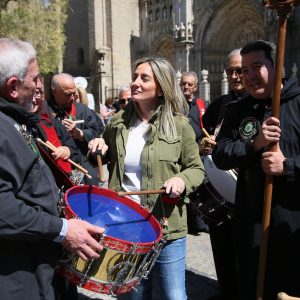 a Tamborada de Hellín se suma a la Semana Santa de Toledo en el 30 Aniversario como Ciudad Patrimonio de la Humanidad