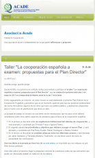 https://www.toledo.es/wp-content/uploads/2017/04/fireshot_screen_capture_052_-_acade_asociacion_de_profesionales_por_la_calidad_de_la_cooperacion_para_el_desarrollo_-_www_asociacionacade_org.png. Taller ‘La Cooperación Española a examen: Propuestas para el Plan Director’