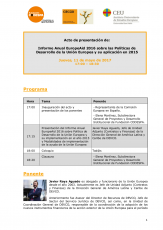 Presentación Informe Anual EuropeAid 2016
