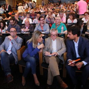 ilagros Tolón asiste a la apertura del II Congreso Federal de CCOO de Construcción y Servicios que se celebra en Toledo