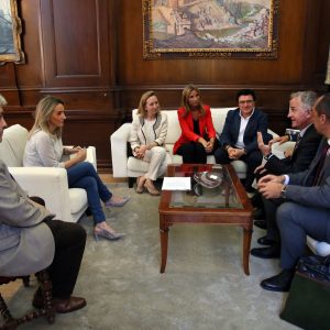 a alcaldesa se reúne con el Instituto de Empresa Familiar que celebrará su congreso nacional en Toledo en el mes de octubre