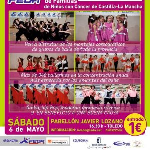 nos 500 bailarines se darán cita mañana en el pabellón “Javier Lozano” en el XX Festival de Grupos de Baile de Toledo