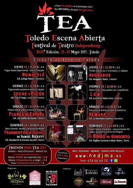 Cartel Festival Teatro TEA