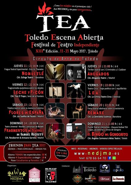 Cartel Festival Teatro TEA