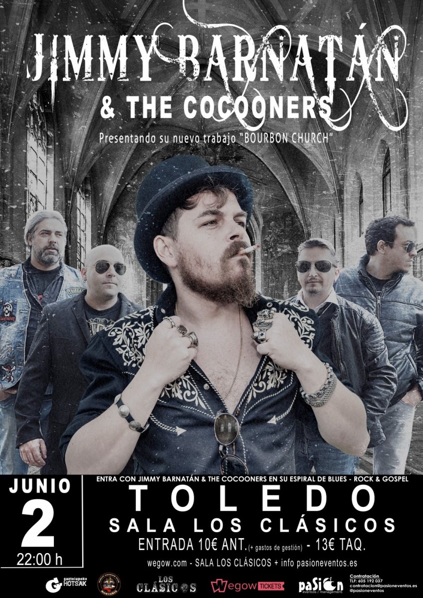 https://www.toledo.es/wp-content/uploads/2017/05/jimmi-barnatan.-cartel.-848x1200.jpg. JIMMY BARNATAN & THE COCONERS