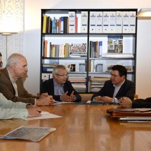 l Gobierno Local recibe a representantes del Colegio Oficial de Ingenieros de Caminos