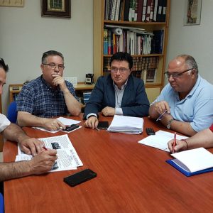 l equipo de Gobierno repasa con la asociación de vecinos “Alcántara” la situación del barrio de Santa Bárbara