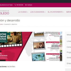 a web municipal abre un espacio sobre cooperación que incluye el envío de un boletín de noticias sobre esta área