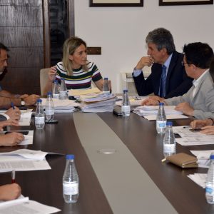 a alcaldesa preside la Junta de Gobierno Local que ha aprobado el pliego del nuevo servicio de la ORA