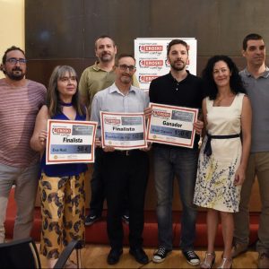 aúl Clavero gana el I Concurso de Microrrelatos de “Solidaridad 365+1”, cuyos premios se han entregado hoy en San Marcos