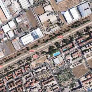 eestablecido el tráfico y el abastecimiento de agua tras la rotura de una tubería en la N-400 junto a la rotonda de Guadarrama
