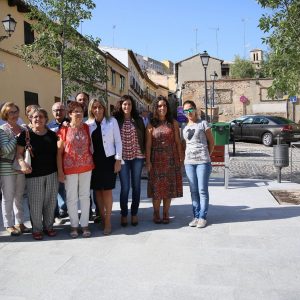 l arreglo de una plaza pública en La Antequeruela, ejemplo de la atención municipal a la mejora del entorno urbano