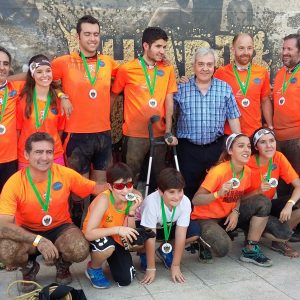 nas 300 personas participan en la I Hard Running de Toledo en la que Francisco Majada y Rocío Sánchez han resultado vencedores