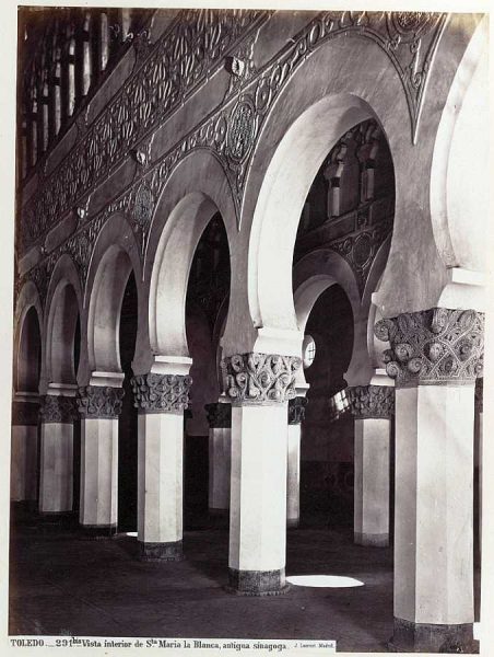 0291 Bis - Vista interior de Santa María la Blanca, antigua sinagoga