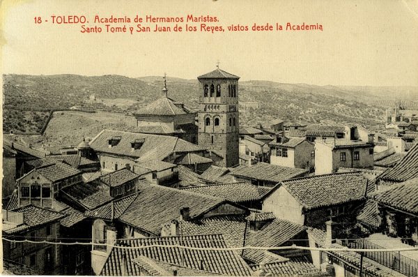 09751 - Academia de Hermanos Maristas. Santo Tomé y San Juan de los Reyes, vistos desde la Academia