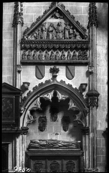 09950 - Catedral. Capilla de San Ildefonso. Sepulcro de Alonso Carrillo de Albornoz