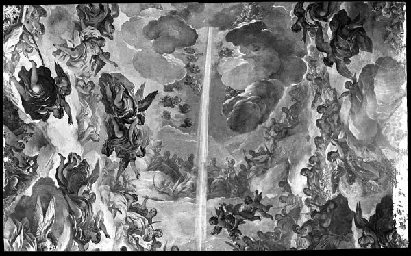 09973 - Catedral. Sacristía Mayor. L[uca] Giordano. Fresco. Parte central