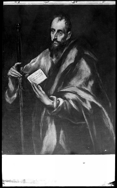 09977 - Catedral. Sacristía Mayor. El Greco. San Pablo