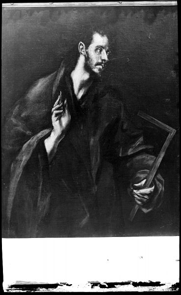 09980 - Catedral. Sacristía Mayor. El Greco. Santo Tomás