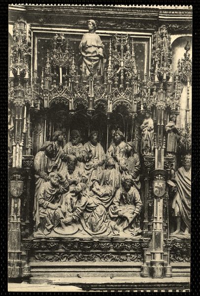 10021 - Catedral. Detalle del retablo del Altar Mayor
