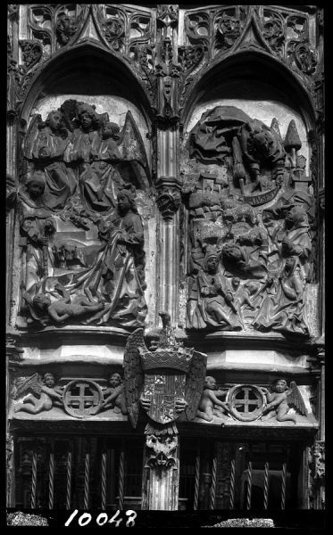10048 - Catedral. Detalle de la entrada a la capilla del Santo Sepulcro