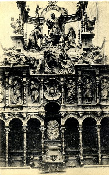 10459 - Catedral. Coro Mayor. Interior. Berruguete. La Transfiguración del Señor. Siglo XVI