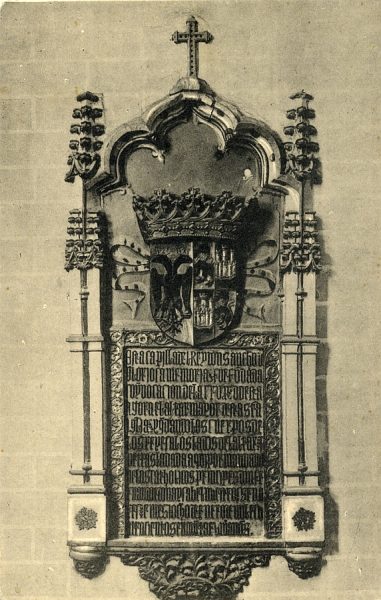 10508 - Catedral. Capilla de Reyes Viejos. Lápida del Coro. Siglo XV