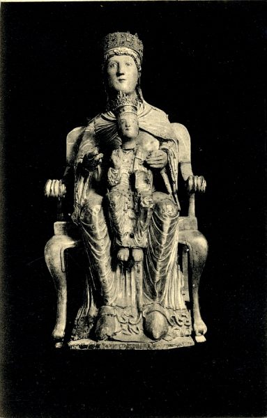 10533 - Catedral. Tesoro Mayor. La Santísima Virgen de la Silla. Siglo XI