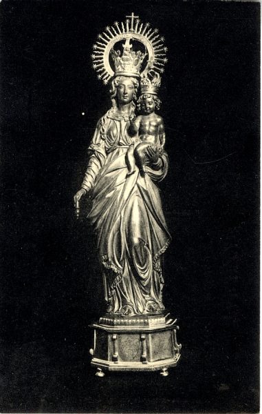 10563 - Catedral. Tesoro Mayor. Palavesín. Santísima Virgen. Escultura en boj. Siglo XVI