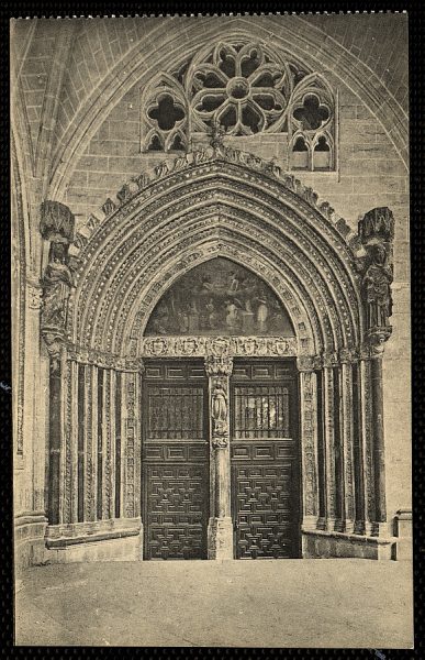 10771 - Catedral. Claustro. Portada de Santa Catalina. Siglo XIV