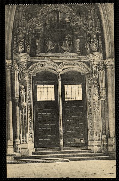 10772 - Catedral. Claustro. Portada interior de Santa Catalina. Siglo XV