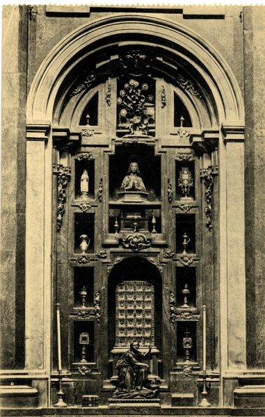10791 - Catedral. Ochavo. Hornacina de San Sebastián. Vista general. Siglo XVII