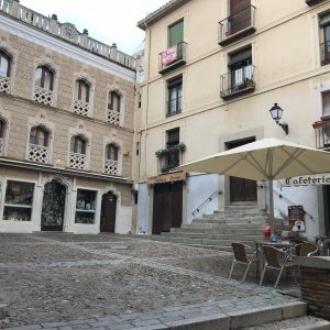 l 6 de noviembre se restringe el paso de peatones en la plaza del Consistorio por obras que mejorarán la accesibilidad