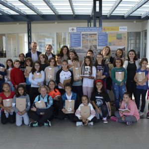 scolares del ‘Ángel del Alcázar’ visitan la Depuradora de Estiviel como premio a una de las finalistas de ‘Misión Depuración’