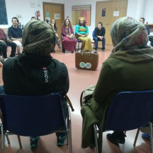 l barrio del Polígono conmemora el Día Internacional del Migrante con un café intercultural